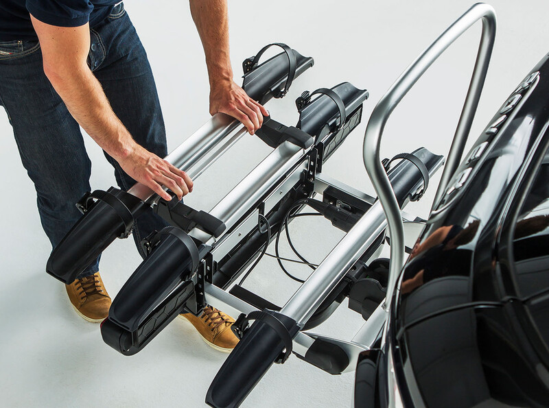 Fahrradtraeger fuer Anhaengerkupplung bis zu 3 Fahrraeder Lada Mitsubishi 1