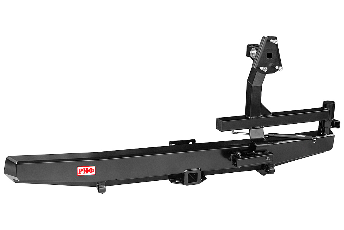 RIF Heckstossstange mit Reserveradtraeger fuer UAZ Bukhanka UAZ Zubehoer